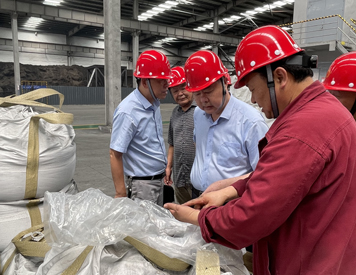 领导关怀，沙钢董事局执行总裁龚总视察公司的照片